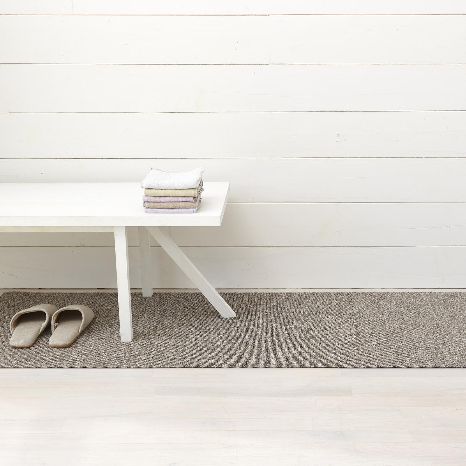 Chilewich Heathered Shag Welcome Mat - Fog