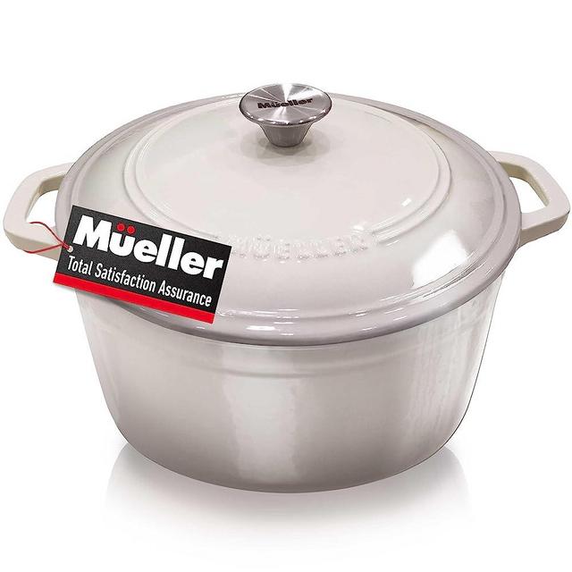 Mueller Pots and Pans Set 17-Piece, Ultra-Clad Pro Stainless Steel Cookware  Set, Ergonomic EverCool Handle, Includes Saucepans, Skillets, Dutch Oven