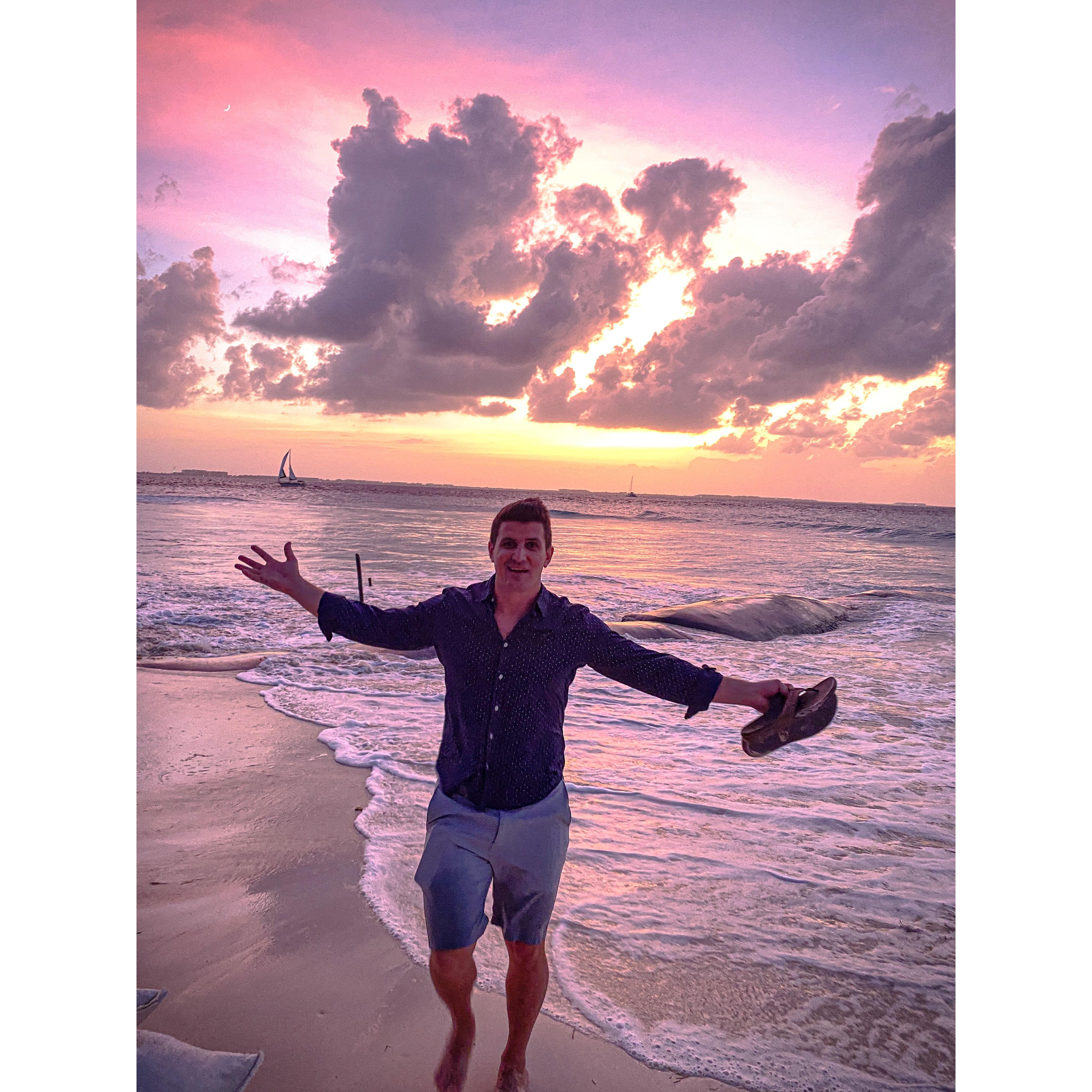 This is the beach where we are getting married. No filter on this pic <3