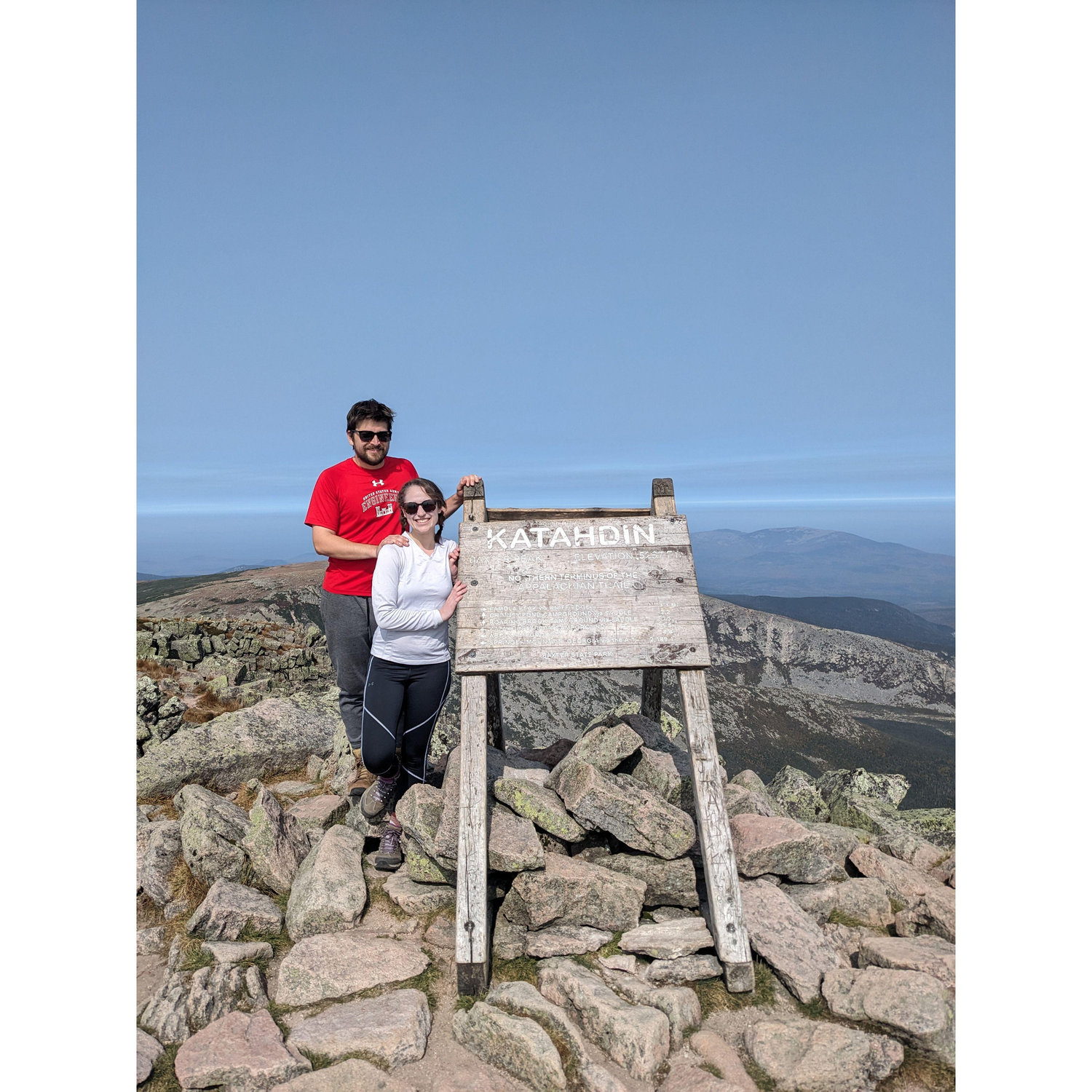 Summitted the tallest mountain in Maine, Katahdin, 2023