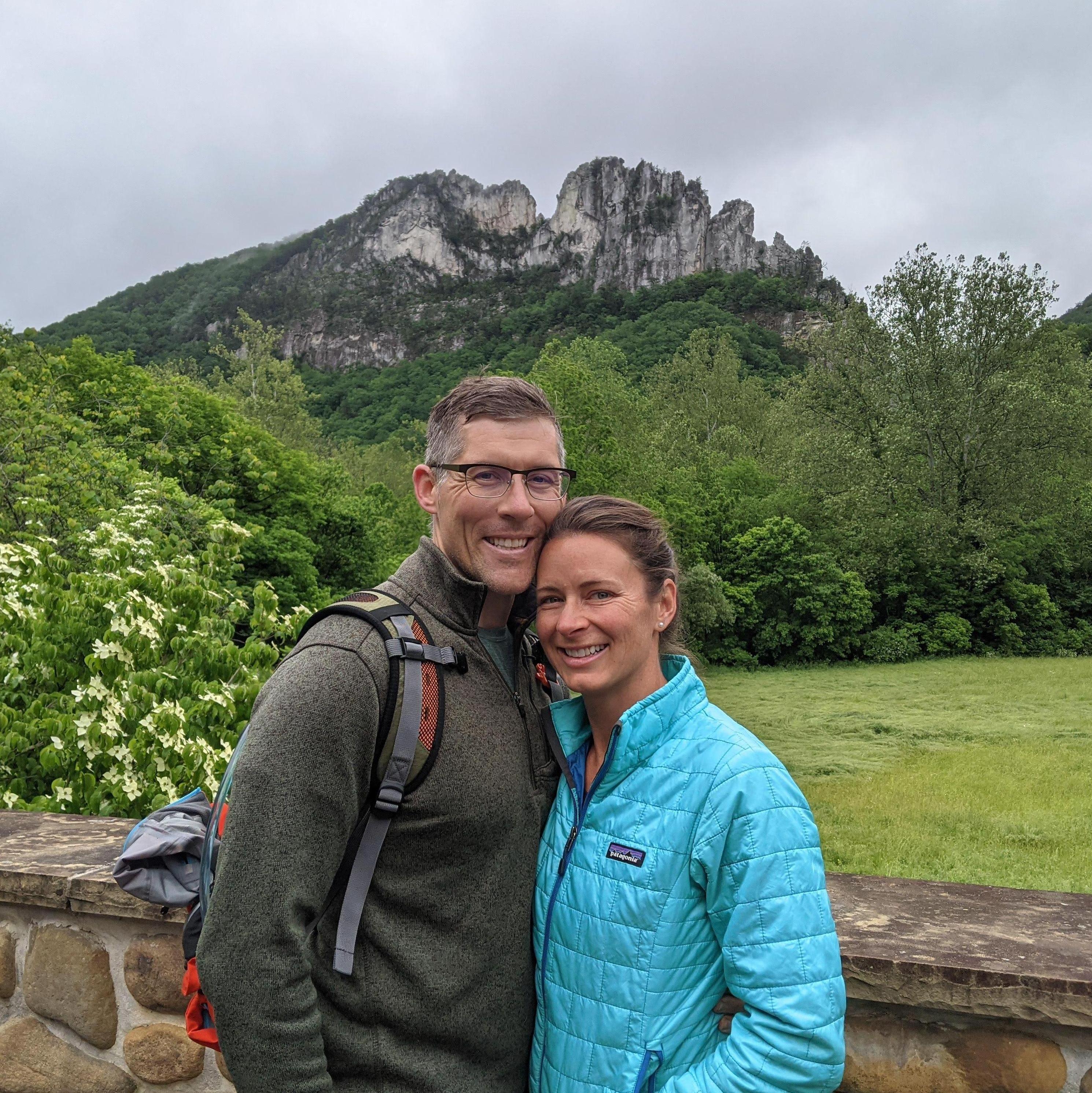 Our favorite camping spot. Seneca Rocks, West Virginia.