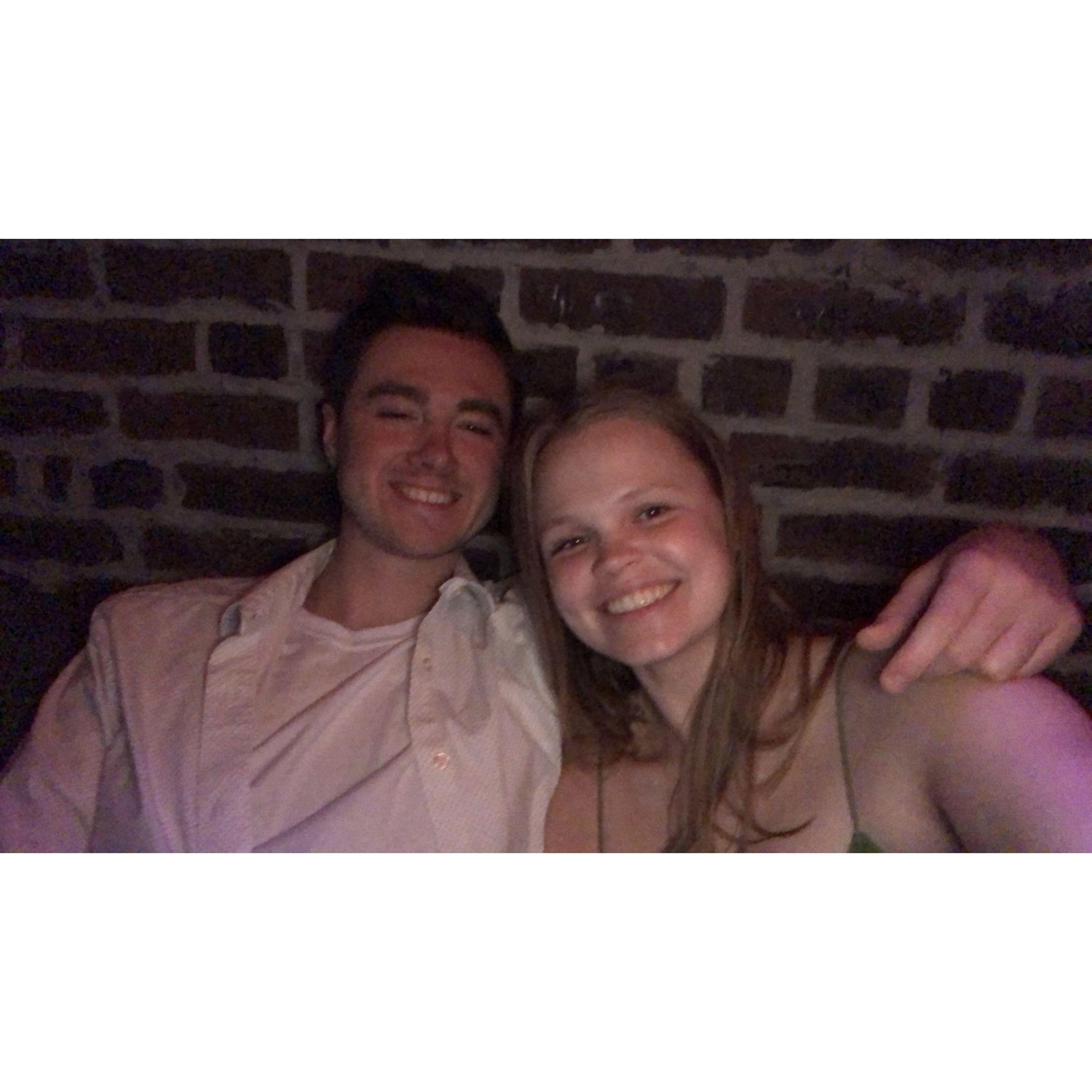 Margaux and Austin on a night out in New York.