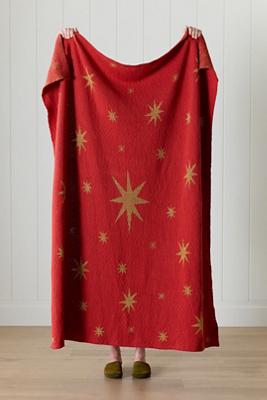 Cotton Knit Icon Throw Blanket