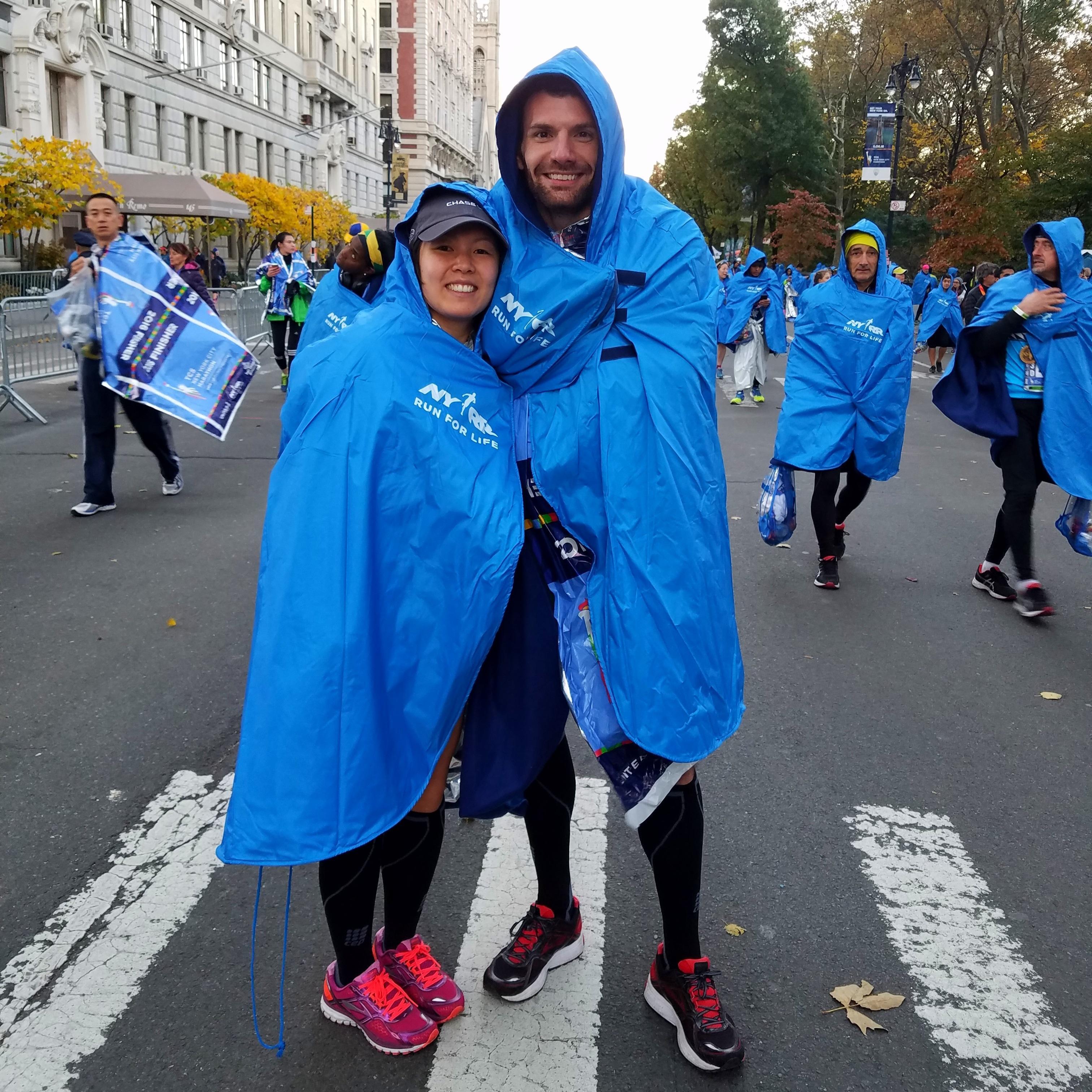 2016 NYC Marathon in the books for us both