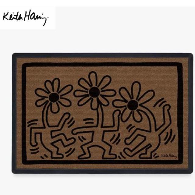 Keith Haring Dancing Daisy Doormat | Ruggable