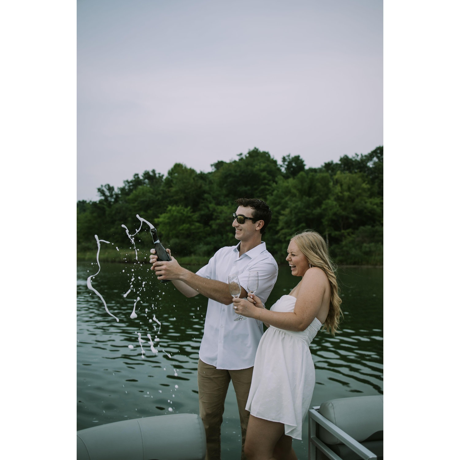 Our Engagement Photoshoot on the Lake