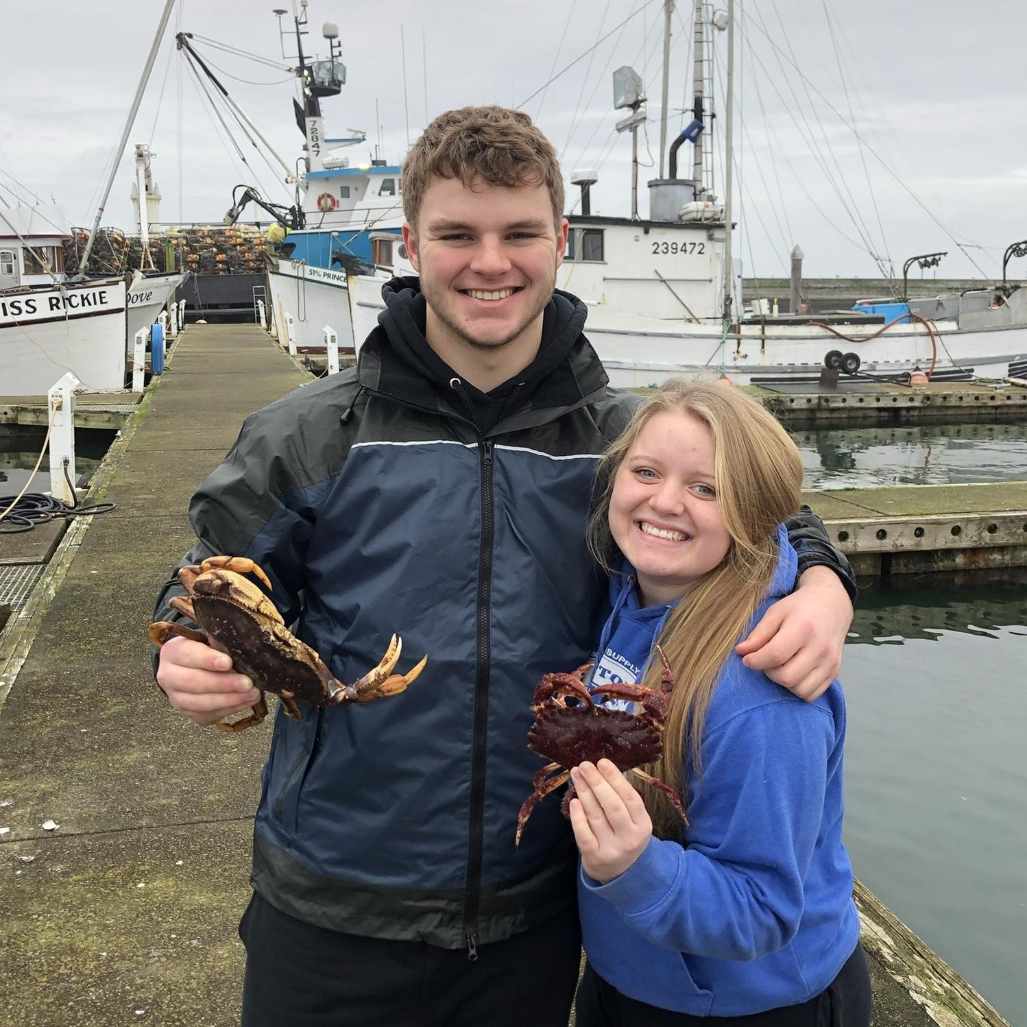 Annual crabbing trip with Kooper’s family!