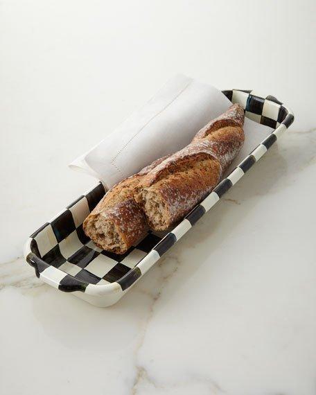 MacKenzie-ChildsCourtly Check Enamel Baguette Dish