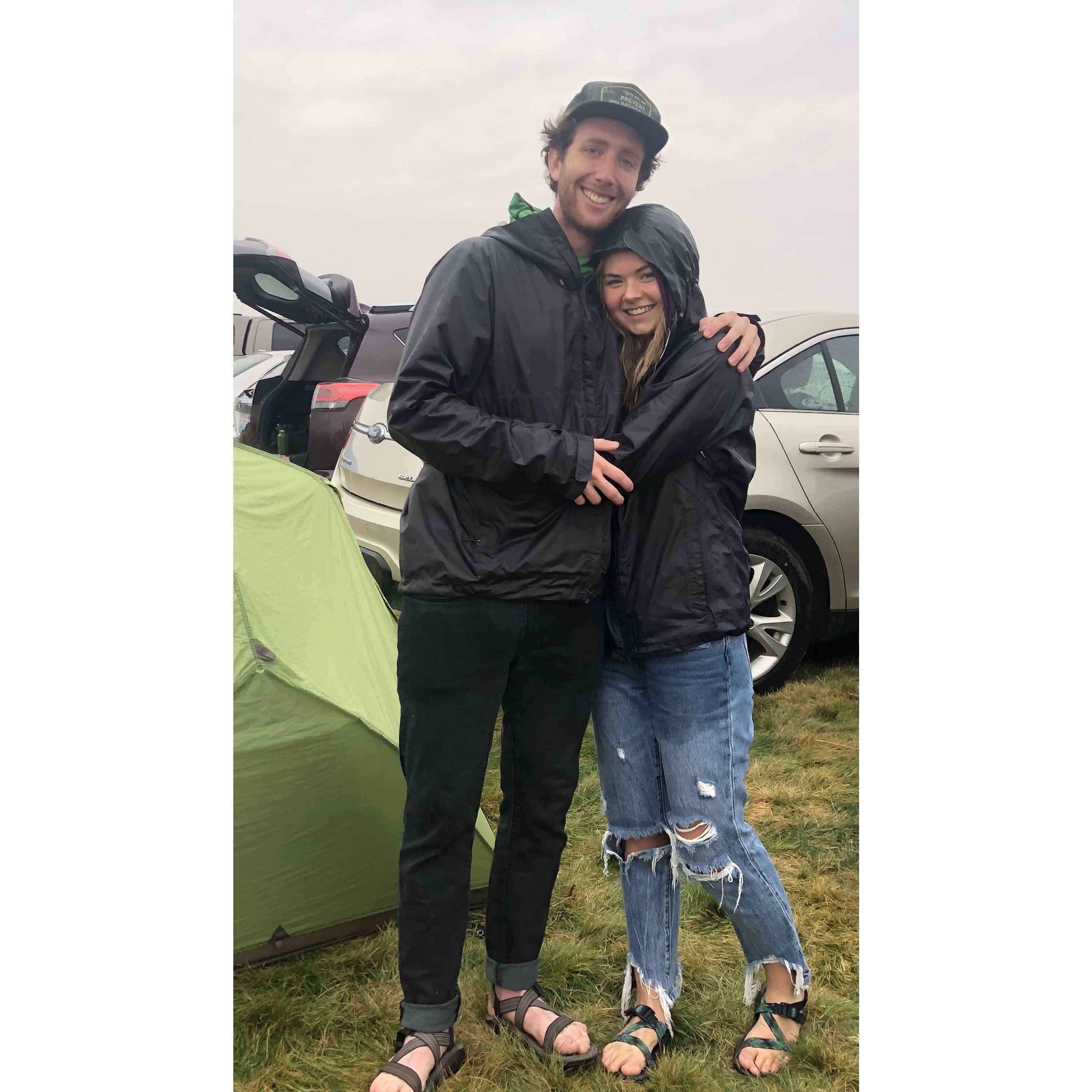 Our first concert: Tame Impala at the Gorge. We then got lost in a field.