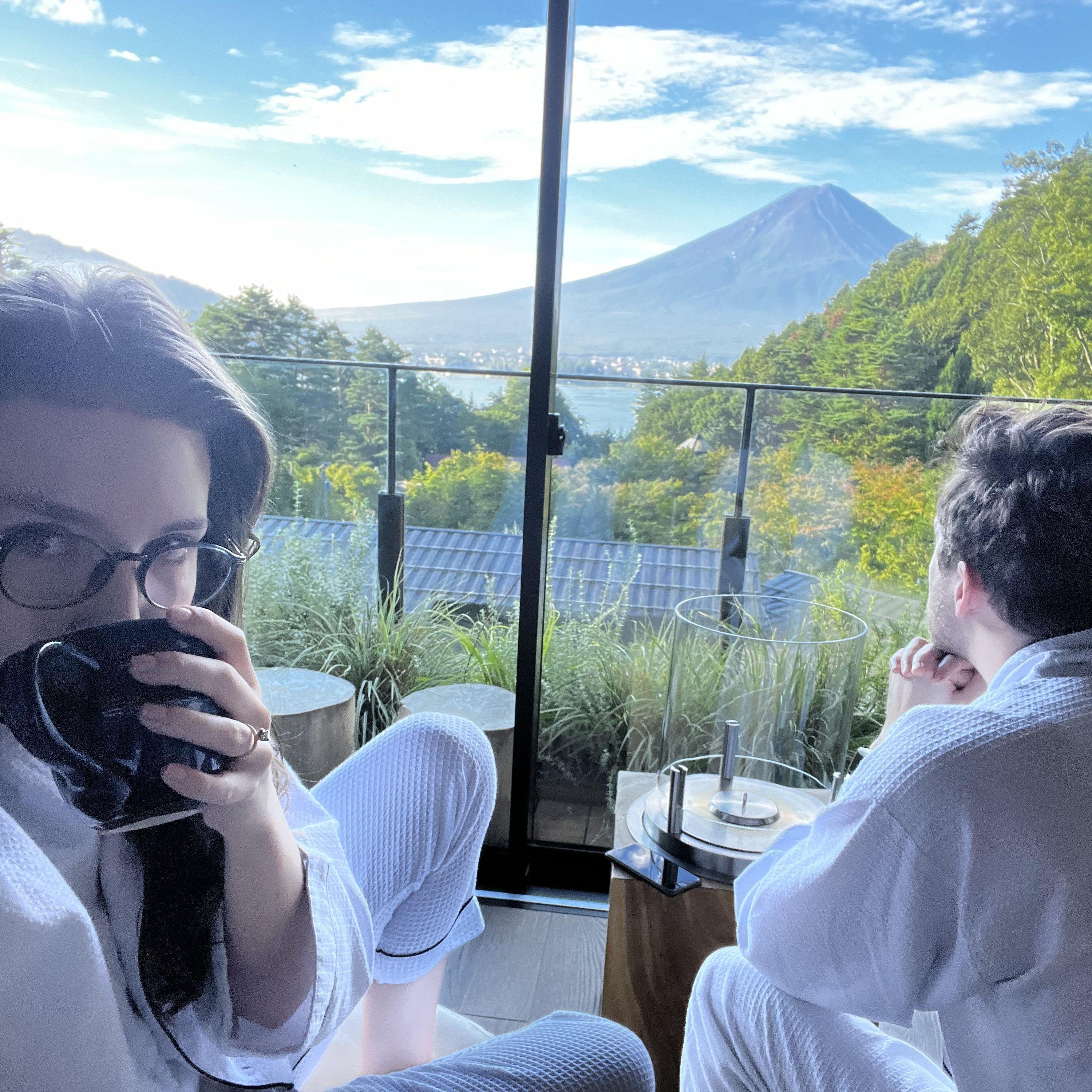 Views of Fuji the morning after