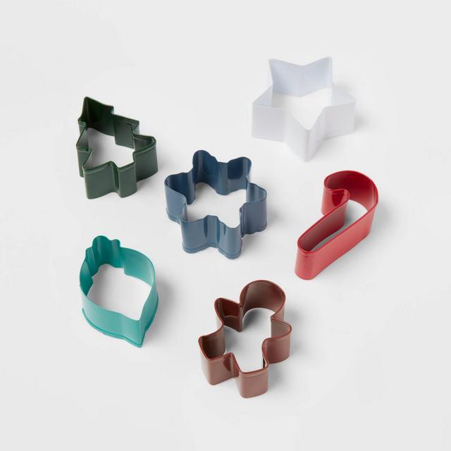6pk Stainless Steel Holiday Cookie Cutters - Wondershop™