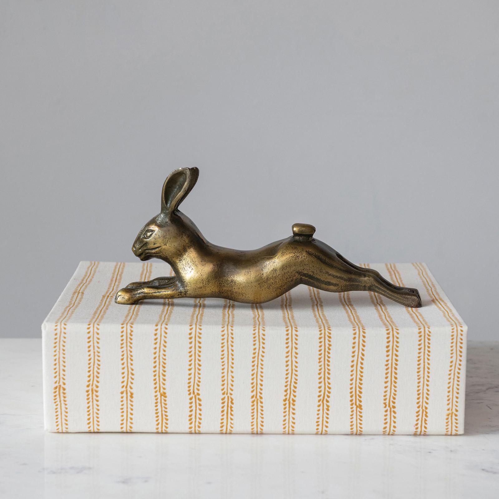 Storied Home, Decorative Embossed Aluminum Rabbit | Zola