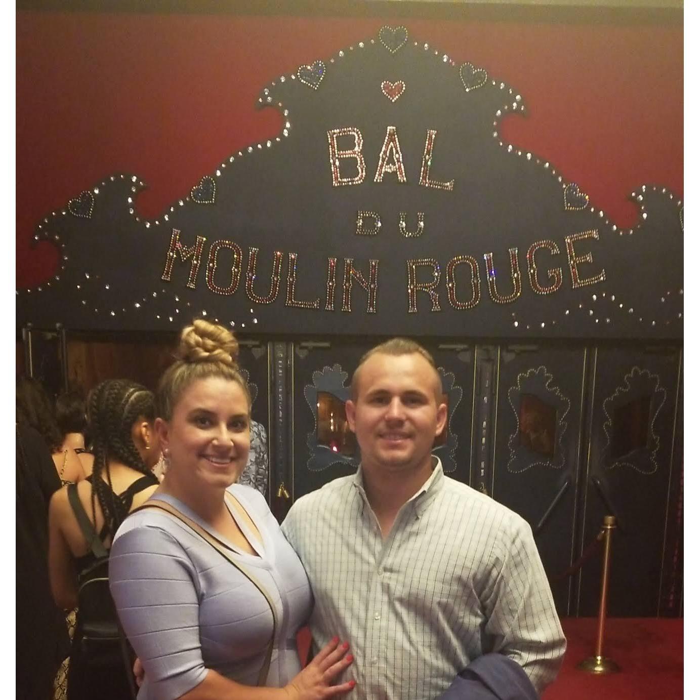 At the Moulin Rouge in Paris, France