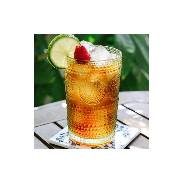 Kate Aspen Green 13 oz Hobnail Beaded Floral Vintage Drinkware | 27213GN