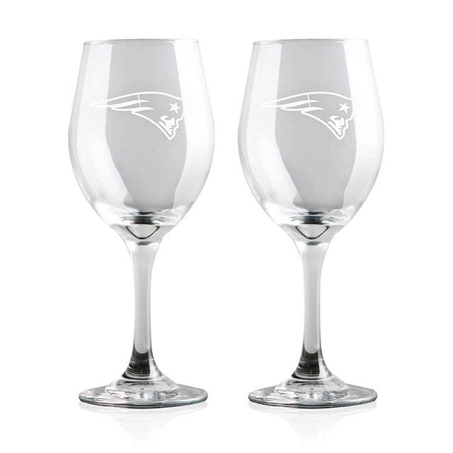 Duck House NFL Wine Glasses | Premium Glassware | Lead-Free | BPA-Free | 12oz | Set of 4