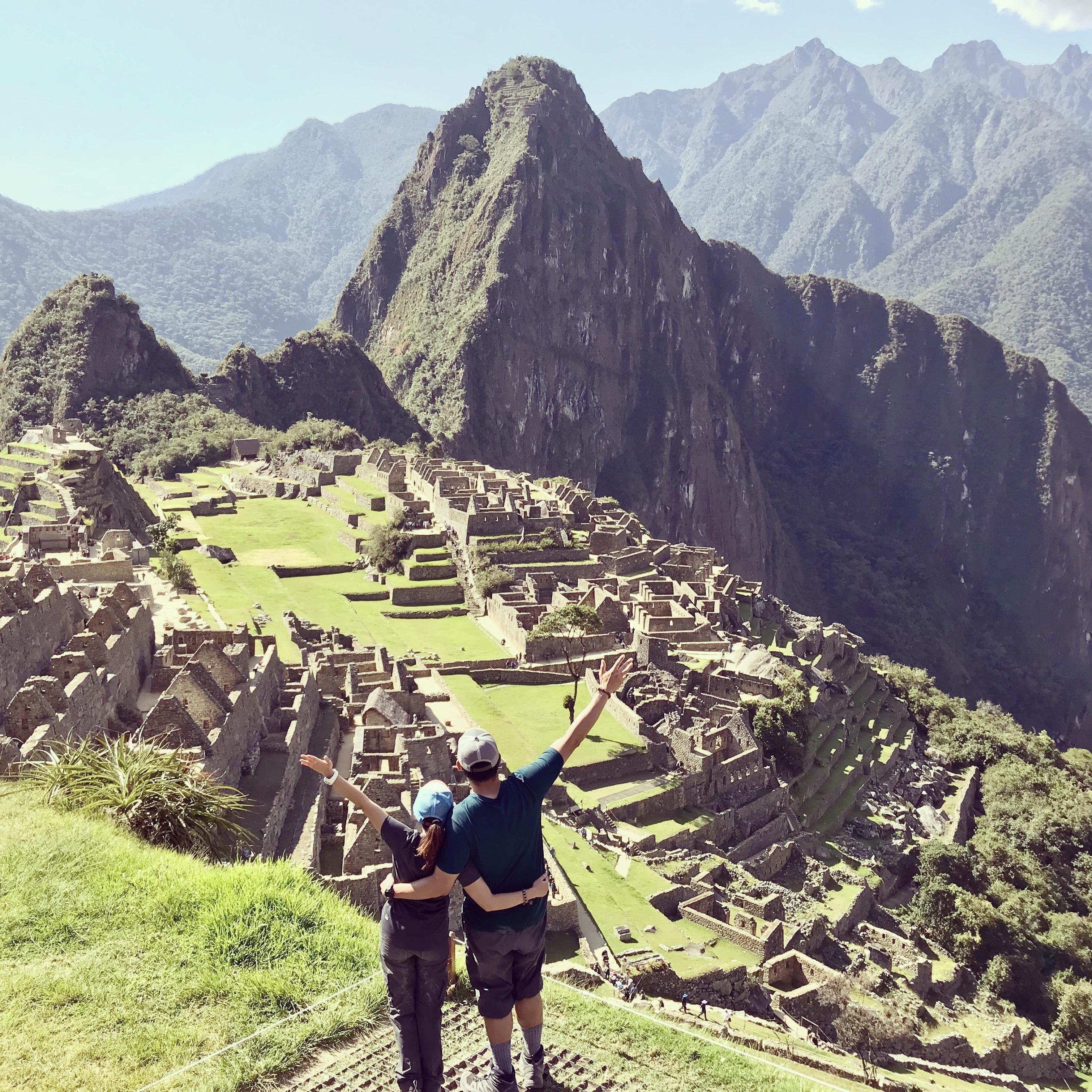 We hiked Machu Pichu. (Hannah almost died.)