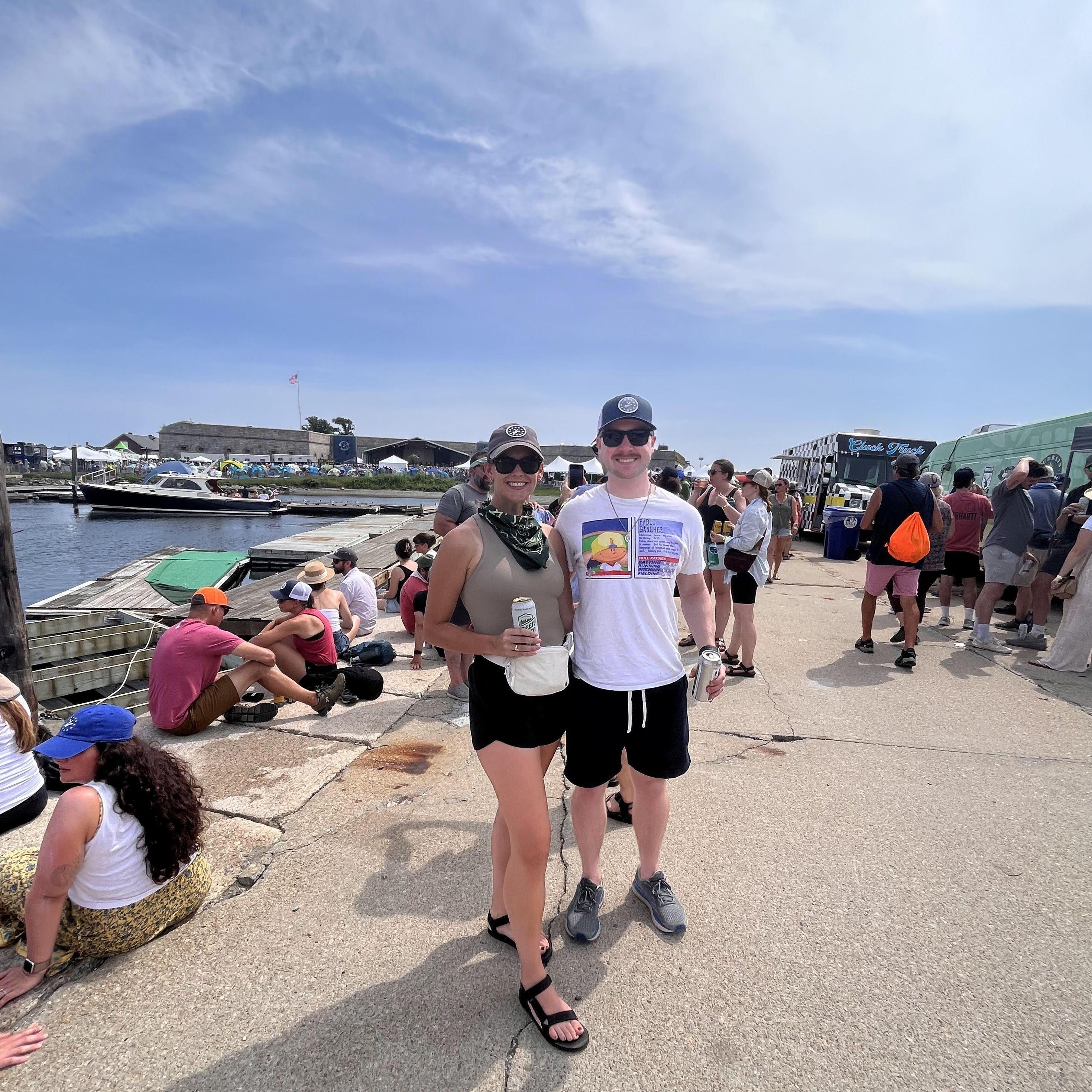 At our favorite summer place, Newport Folk Festival!