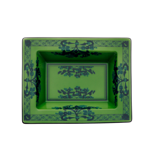 Richard Ginori Oriente Italiano Vide Poche, Rectangular Malachite