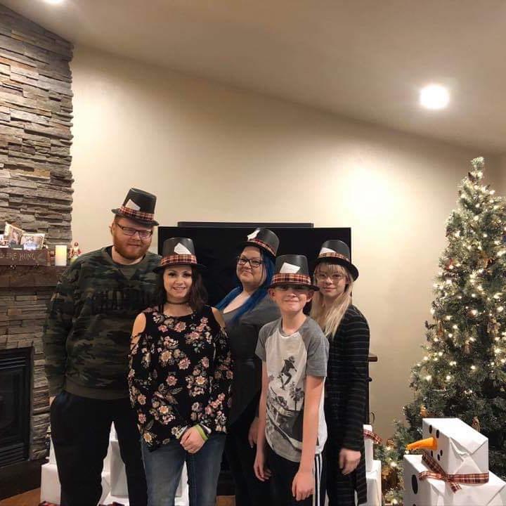 One of our many Christmas memories