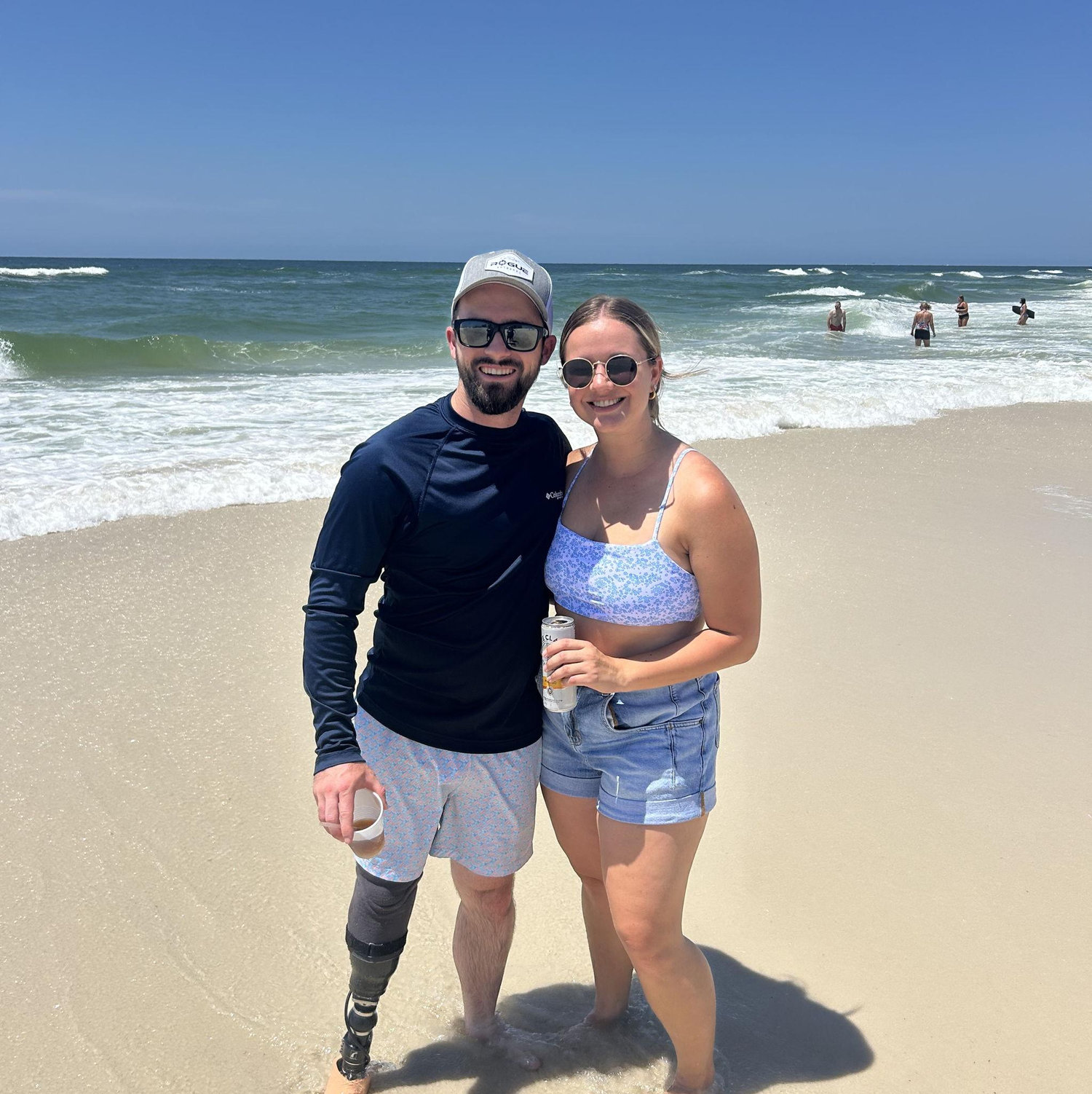 One of many trips down to Pensacola for some sun and visits with Colin's dad and family