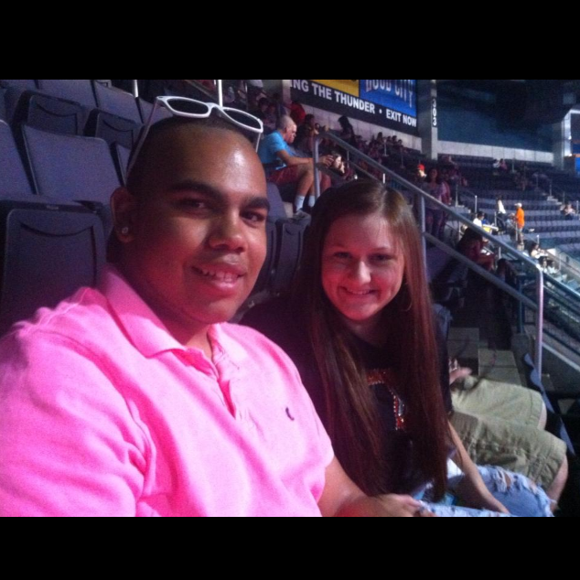 2013. Our first picture together! Before we started dating.