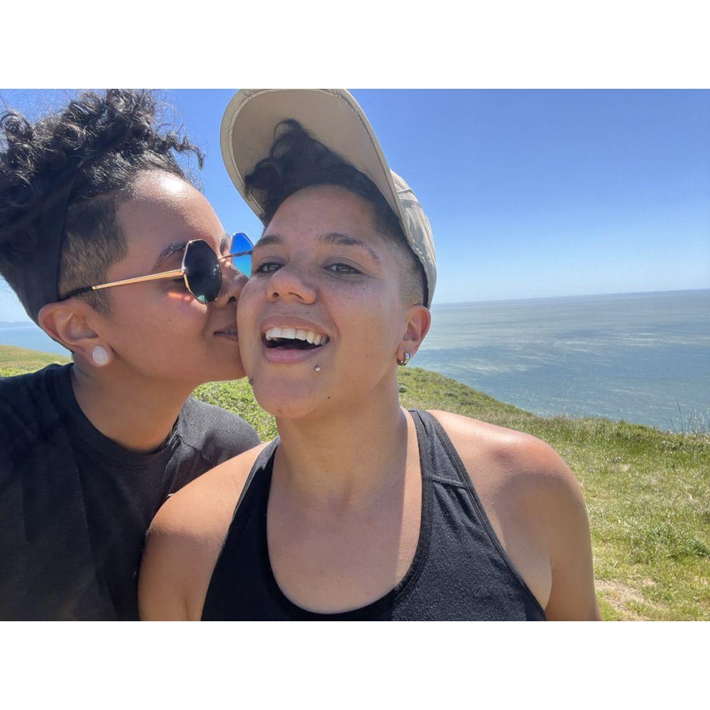 after hiking up a very big hill in Oakland! ⛰️