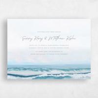 Blue Wedding Invitation - Clearwater Landscape