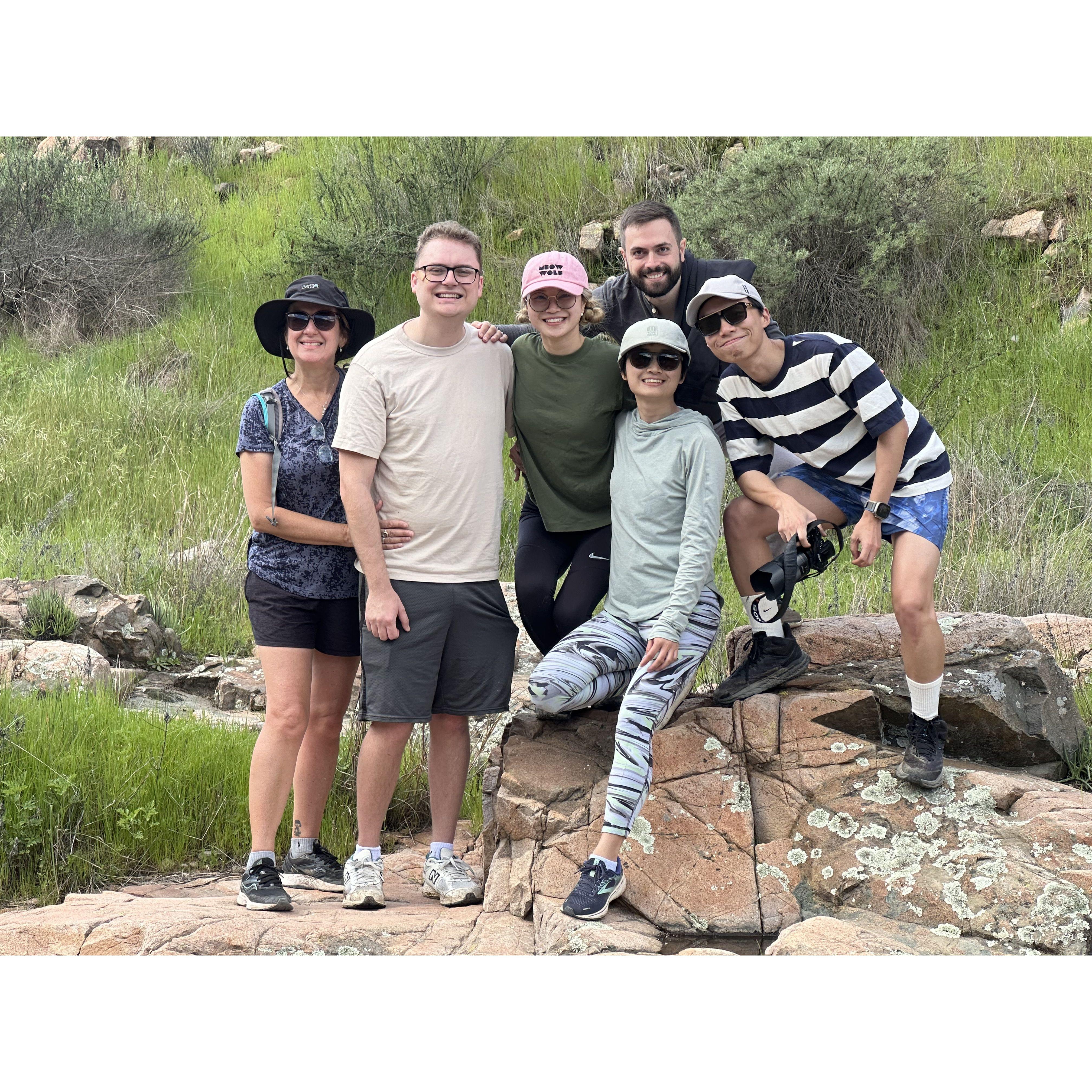 We invited Jiaye's friends on a hike... Little did she know, it was pretext for a proposal!