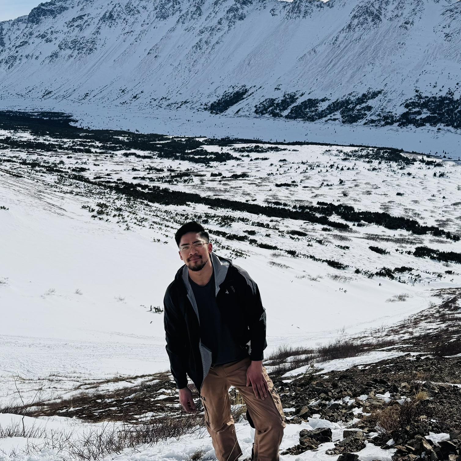 Our 3rd winter hike together!