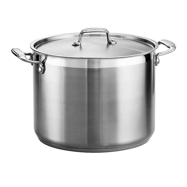 Tramontina 80120/001DS Gourmet Stainless Steel Covered Stock Pot, 16-Quart