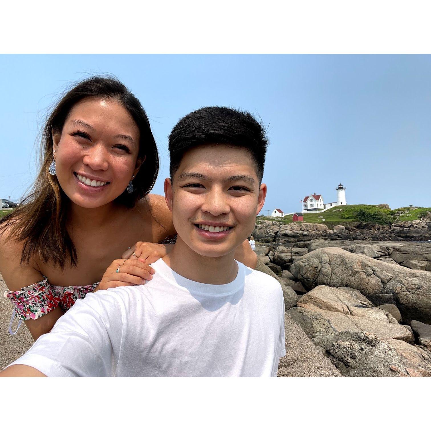 Gary has kinda a thing for lighthouses. Natalie obliges.