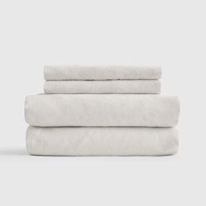 European Linen Sheet Set - Sand