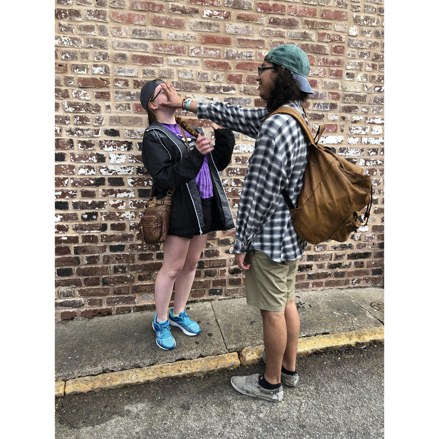 "Can we take a nice picture please?"