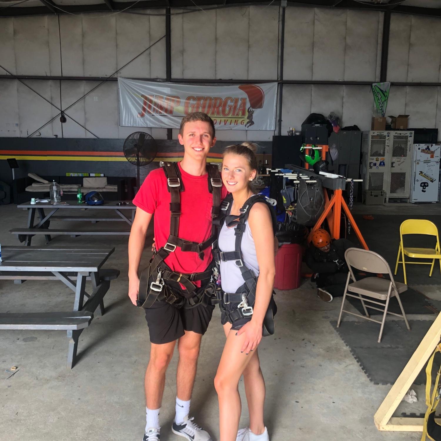 Skydiving for Bridget's 21st birthday