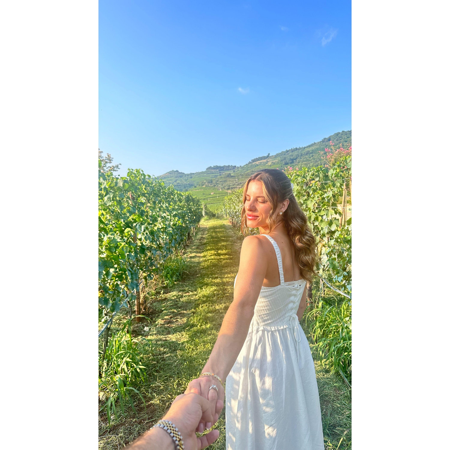8/20/24 Following Olivia through the vines at Pieropan.