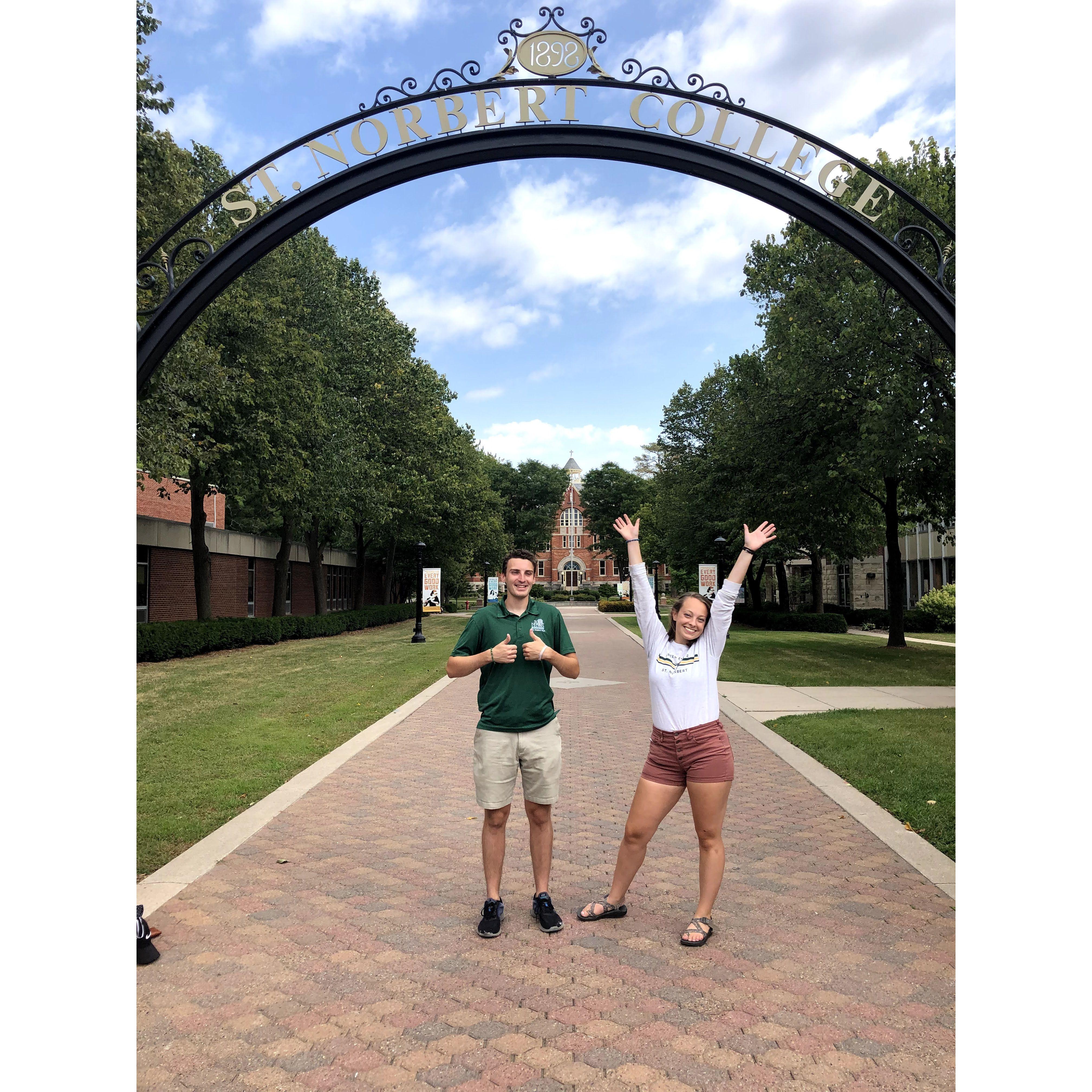 We ventured back to Green Bay a year after graduating during Covid to check out campus and see Lambeau