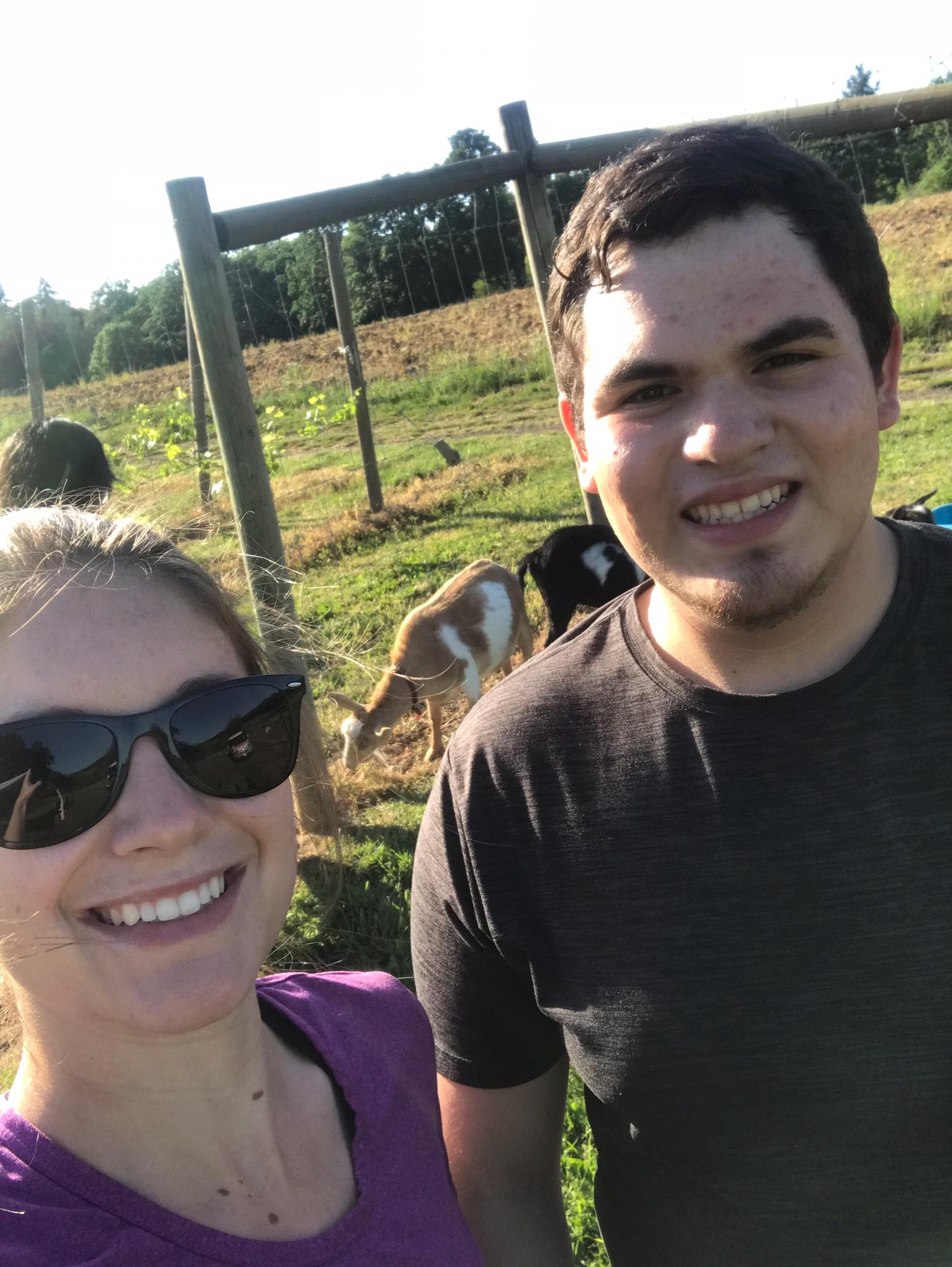 Goat Yoga :)
