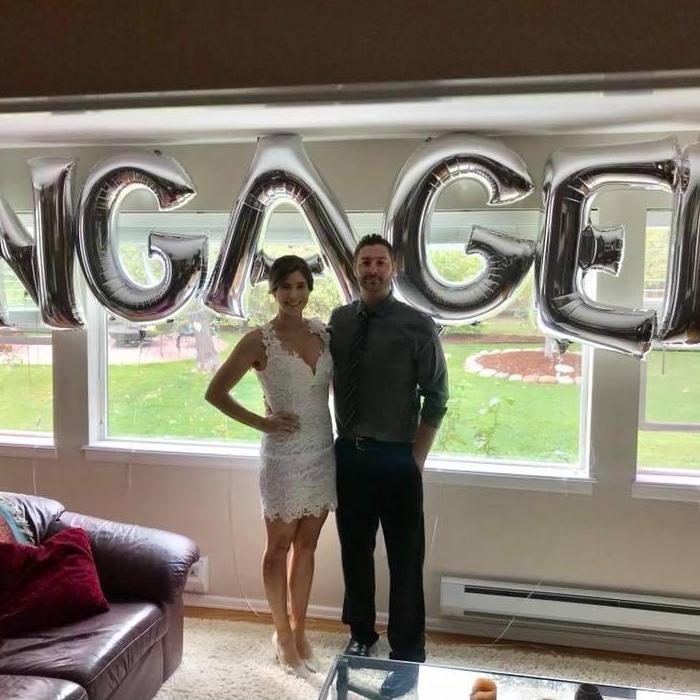 Our engagement party.