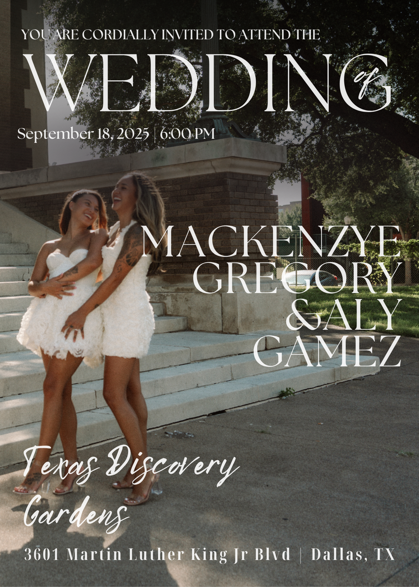 The Wedding Website of Mackenzye Gregory and Aly Gamez