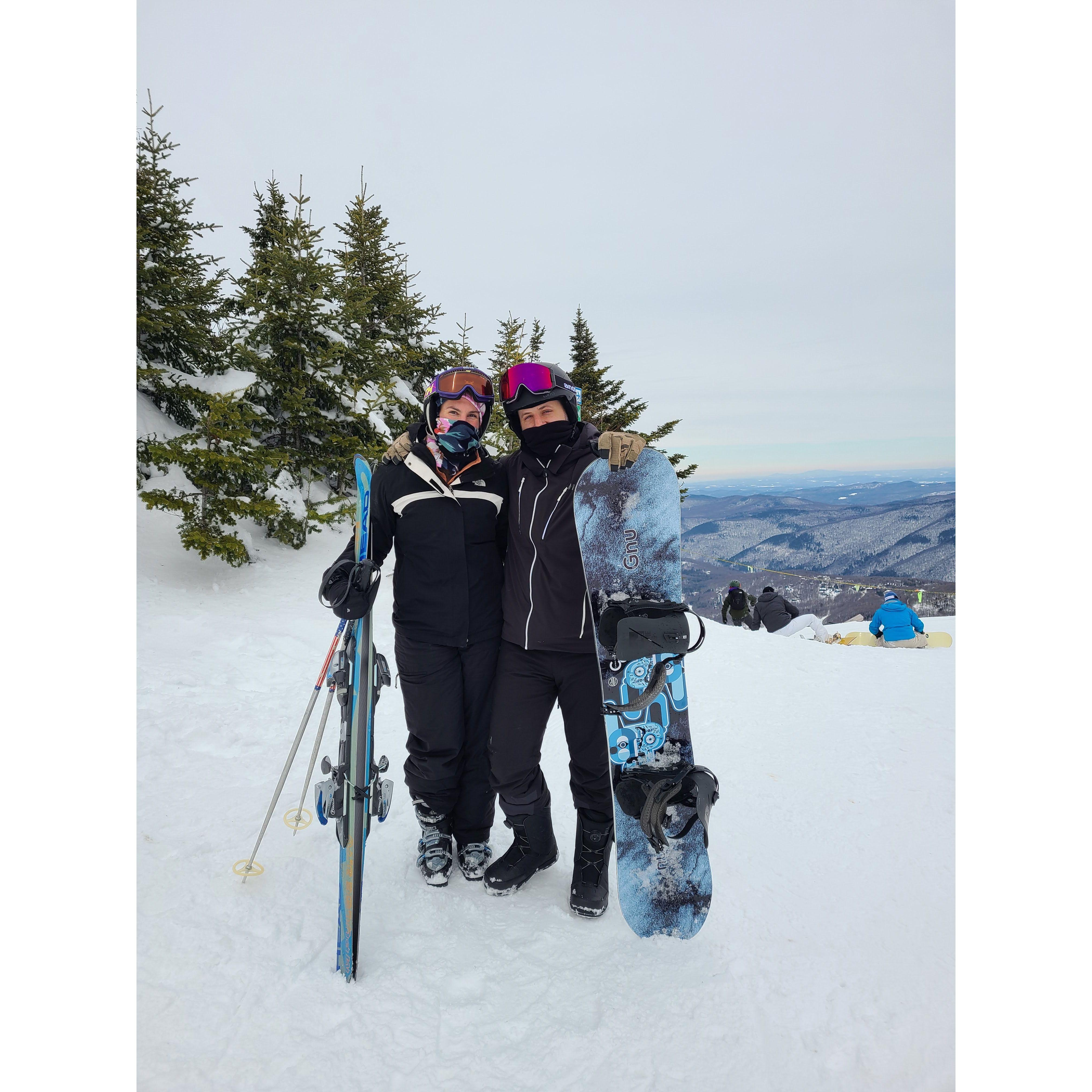 One of Many Ski Trips. Killington, VT February 2021