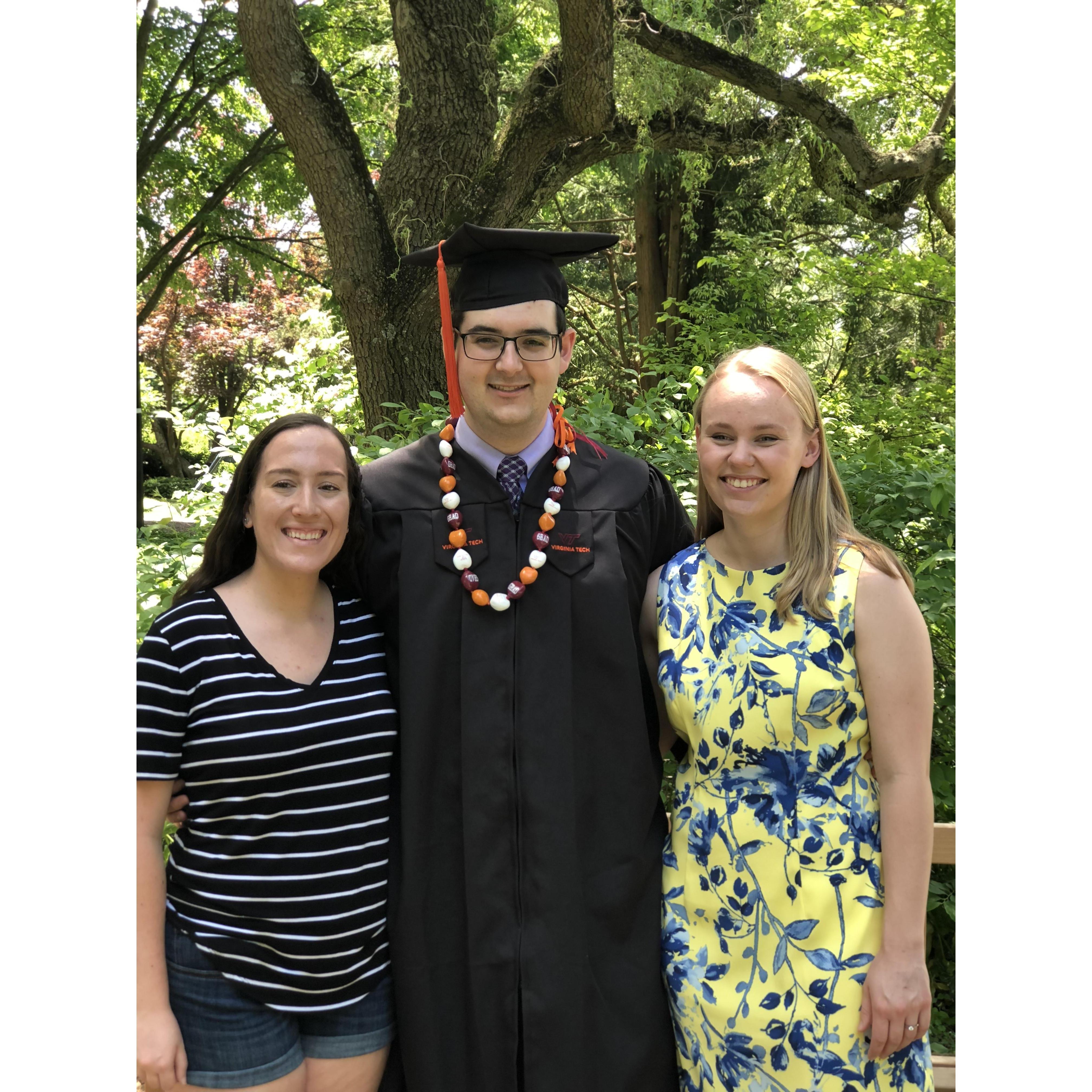Ryan's graduation featuring Maid of Honor Alison! 2019