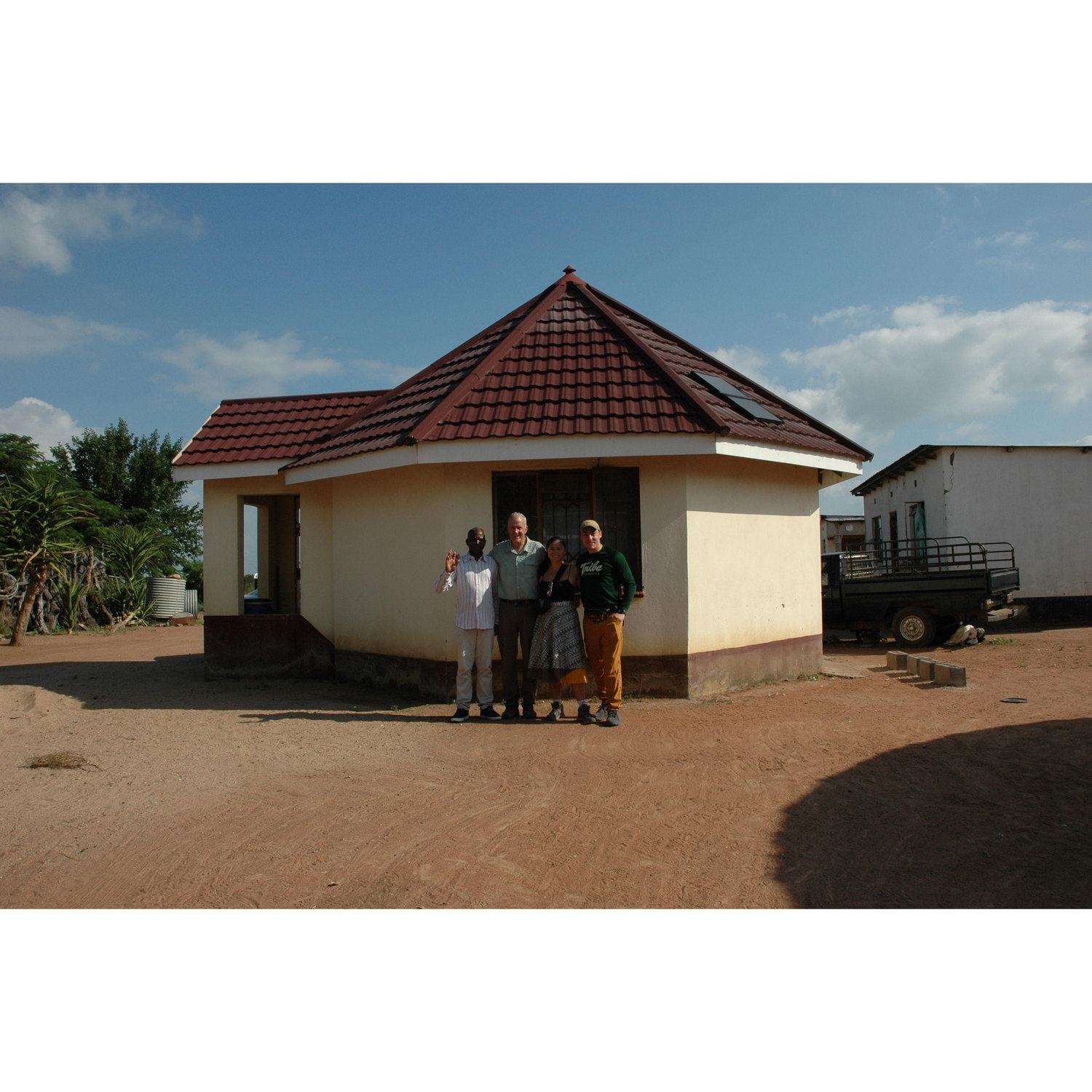 At Brian's homestead with him and his friend Bekki