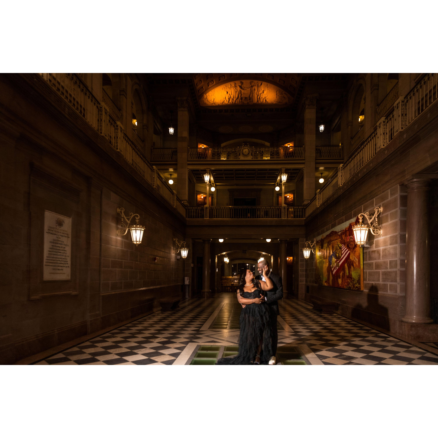 Engagement Photos @ Hartford City Hall