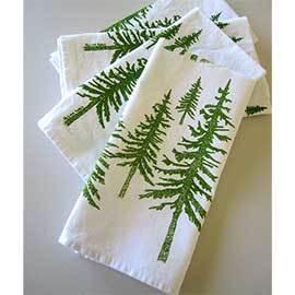 Cotton Dinner Napkins, Green Mountain
