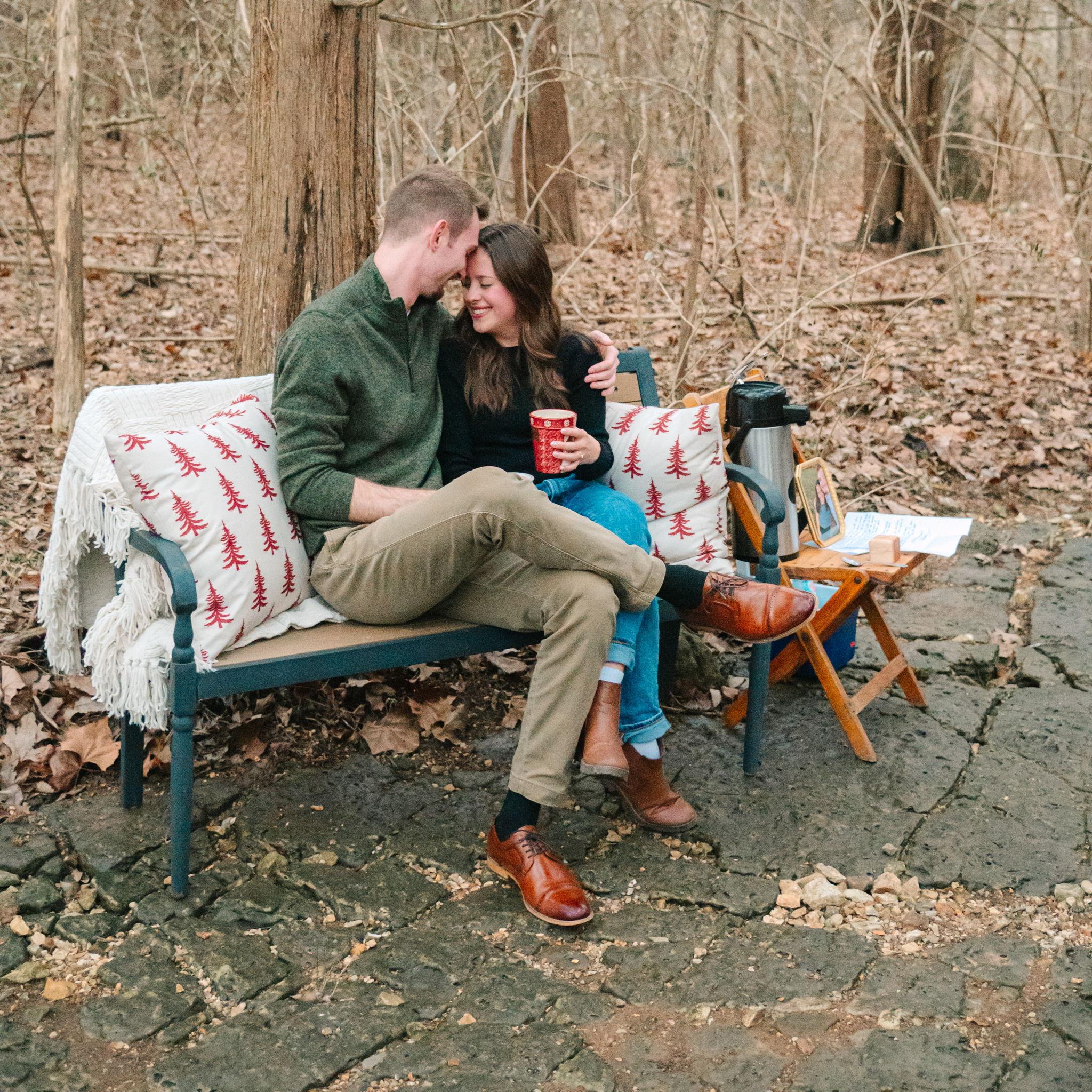 Rae Cole's bench... we sat on this bench during our first date.