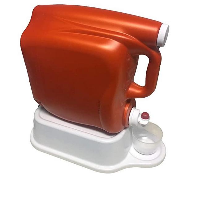 Laundry Soap Dispenser Station - Laundry Detergent Holder and Drip Catcher Made in The USA - for Laundry Room Organization and Storage (1)