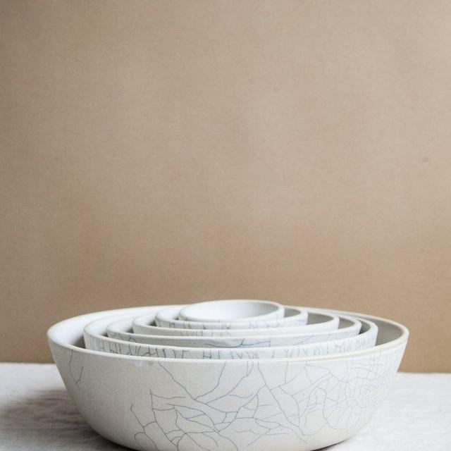 Earthen - Nesting Bowls Crackle