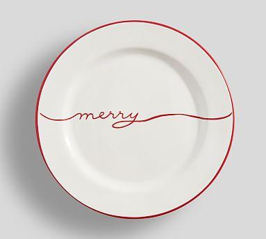 Tahoe Merry Stoneware Salad Plates - Set of 4