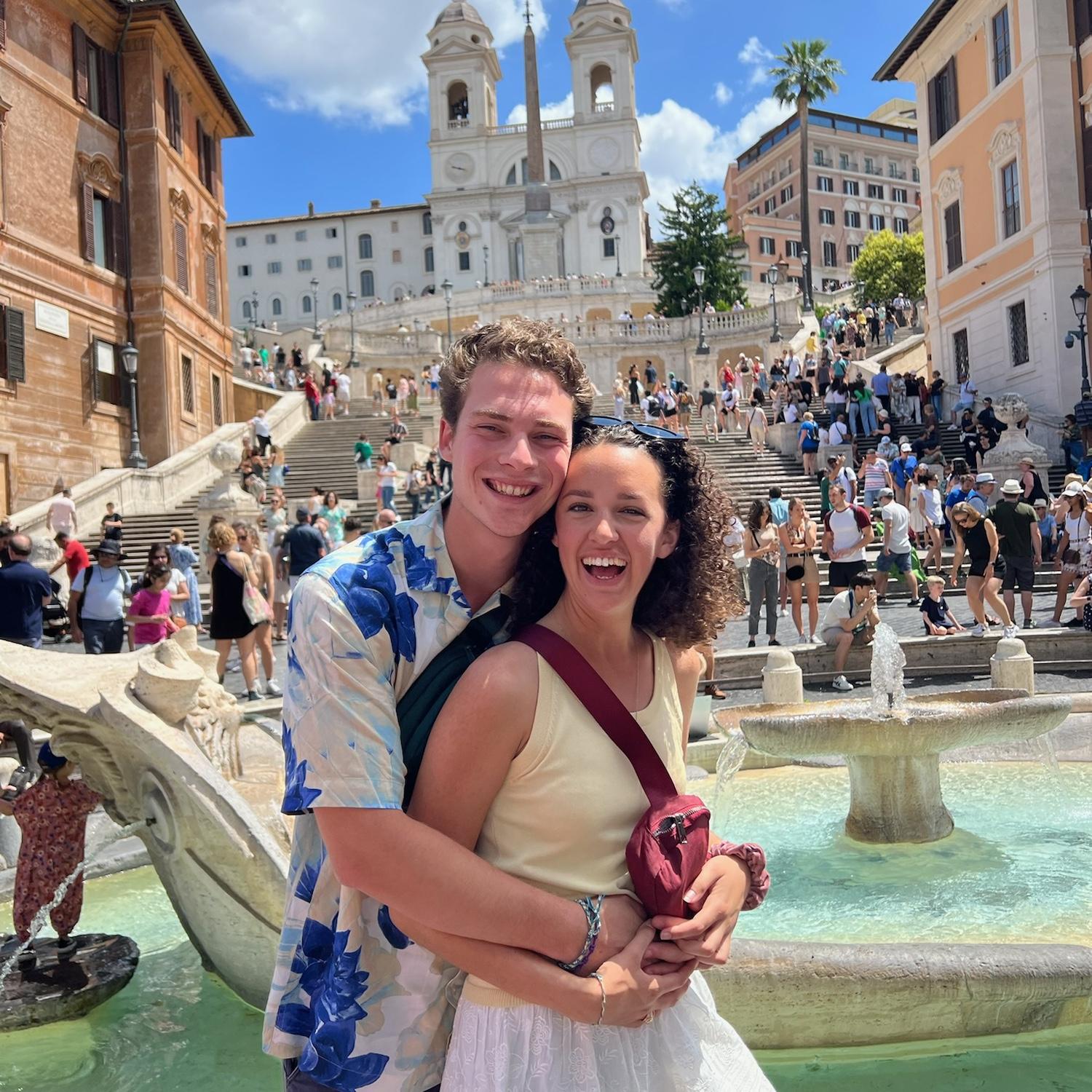 No date could top our 6 month anniversary in Rome, Italy!