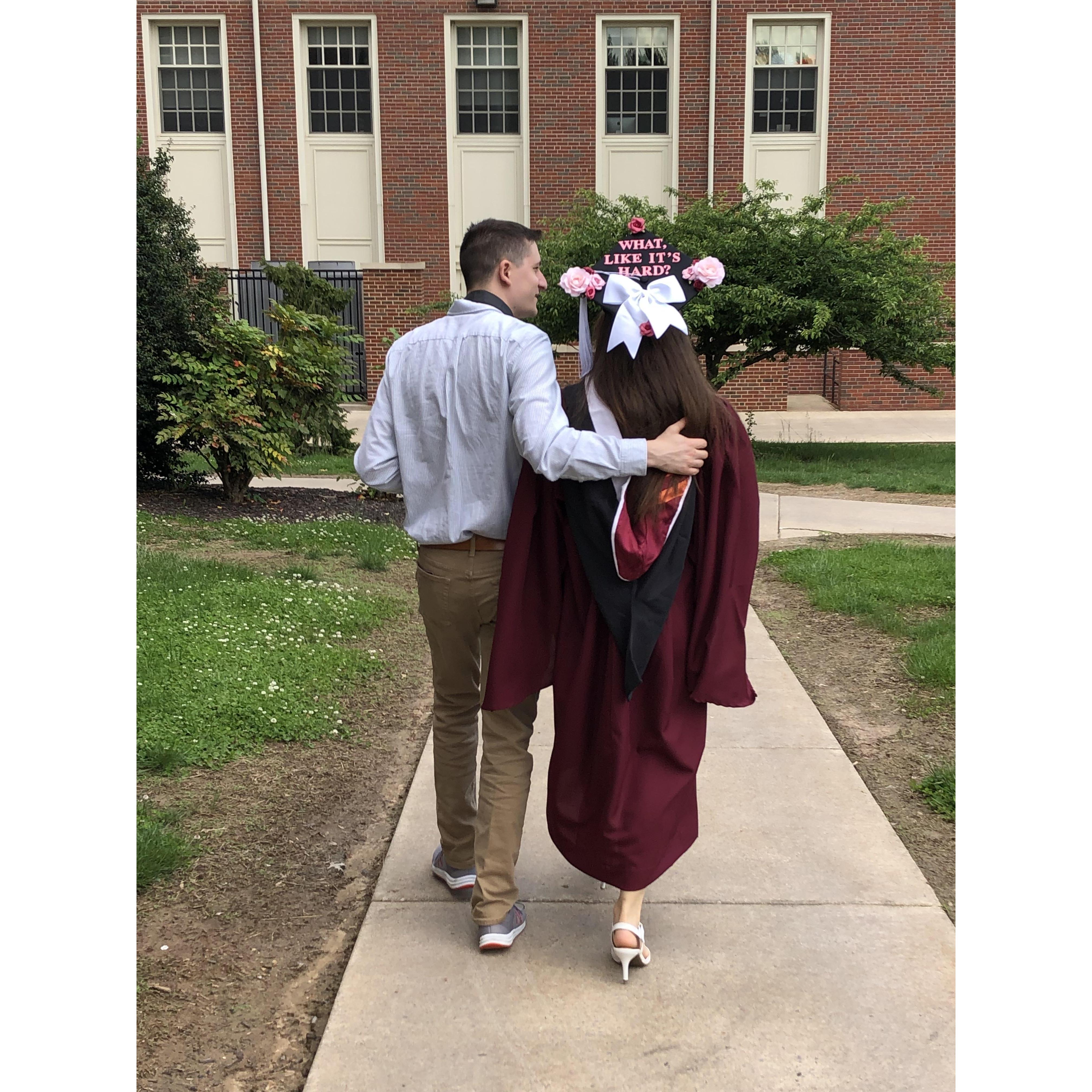 Tessa's graduation from Susquehanna University.